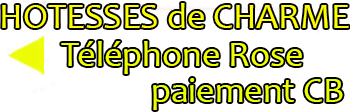 accès hôtesses Téléphone Rose paiement Carte Bancaire